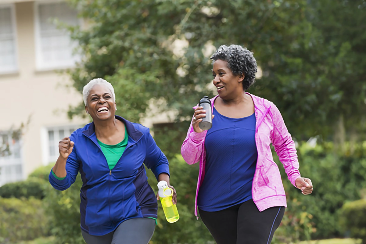 Image of patients running