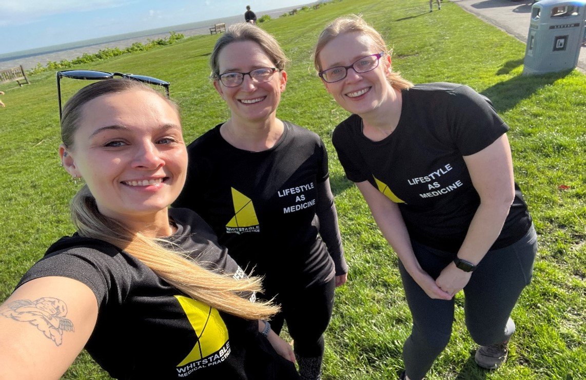 Whitstable staff at the Parkrun