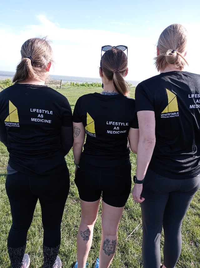 Whitstable staff at the Parkrun